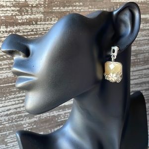 Vintage Flower Dangle Earrings